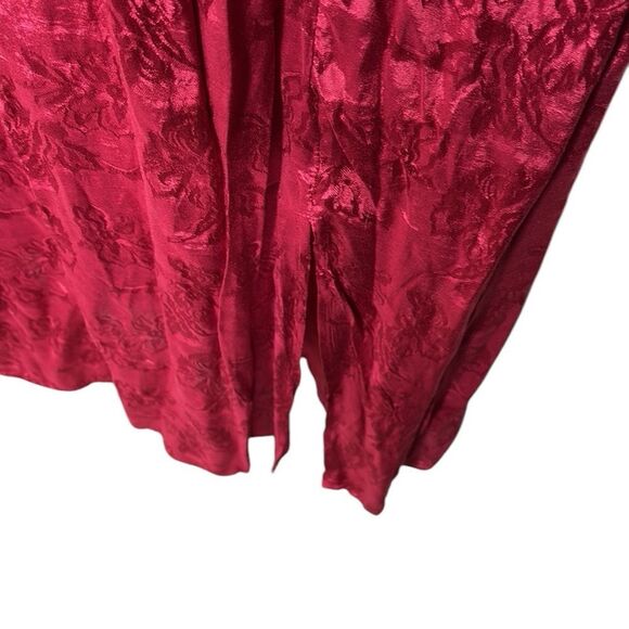 Maurice’s women’s xxl red floral jacquard midi dress smock balloon sleeve - Picture 4 of 9